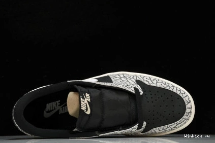 1 Low Black Jordan Retro OG Cement 1119